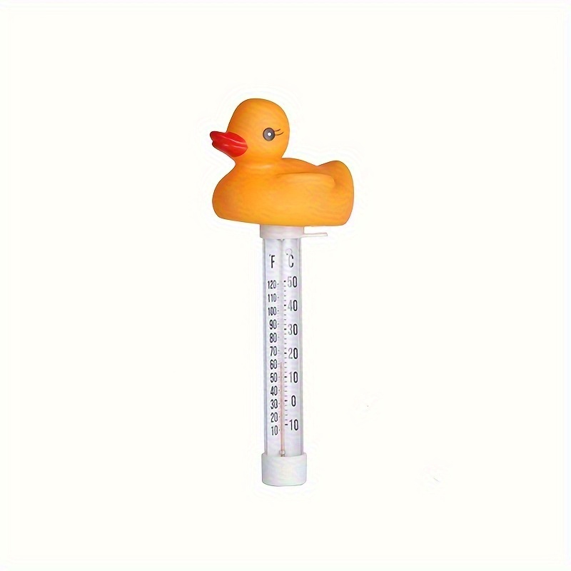 Summer Essential Floating Cute Duck And Flamingo Thermometer, Suitable For Hot Tubs, Spas, Bathtubs, And Fishponds - No Battery Required, Easy To Read, Perfect For Reptiles And Amphibians For