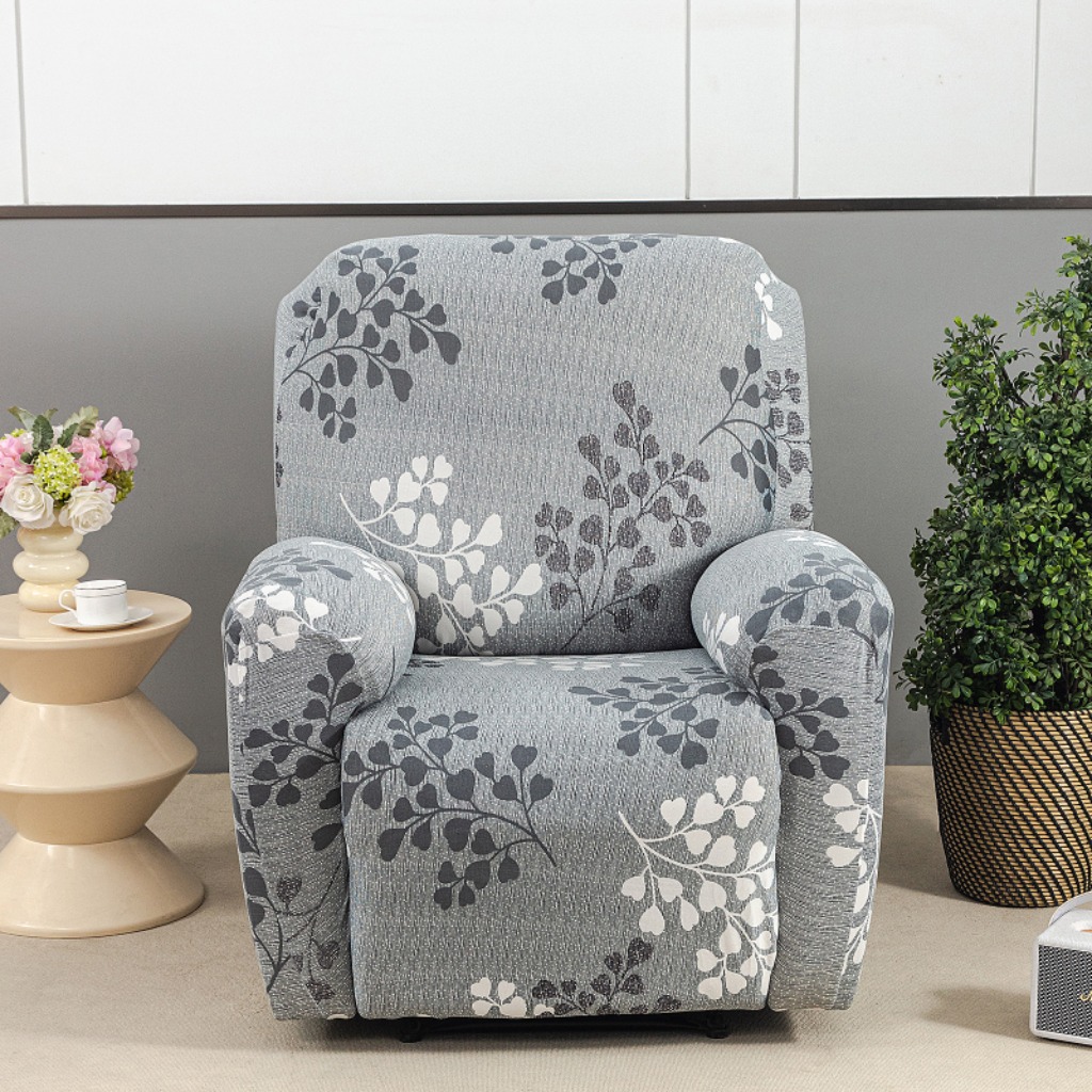 TEMU Nouvelle Housse de Canapé Élastique à Imprimées, Housse de Canapé en Peluche de Zhuhua, Matériau Universel Toutes Saisons, Chambre à Coucher,