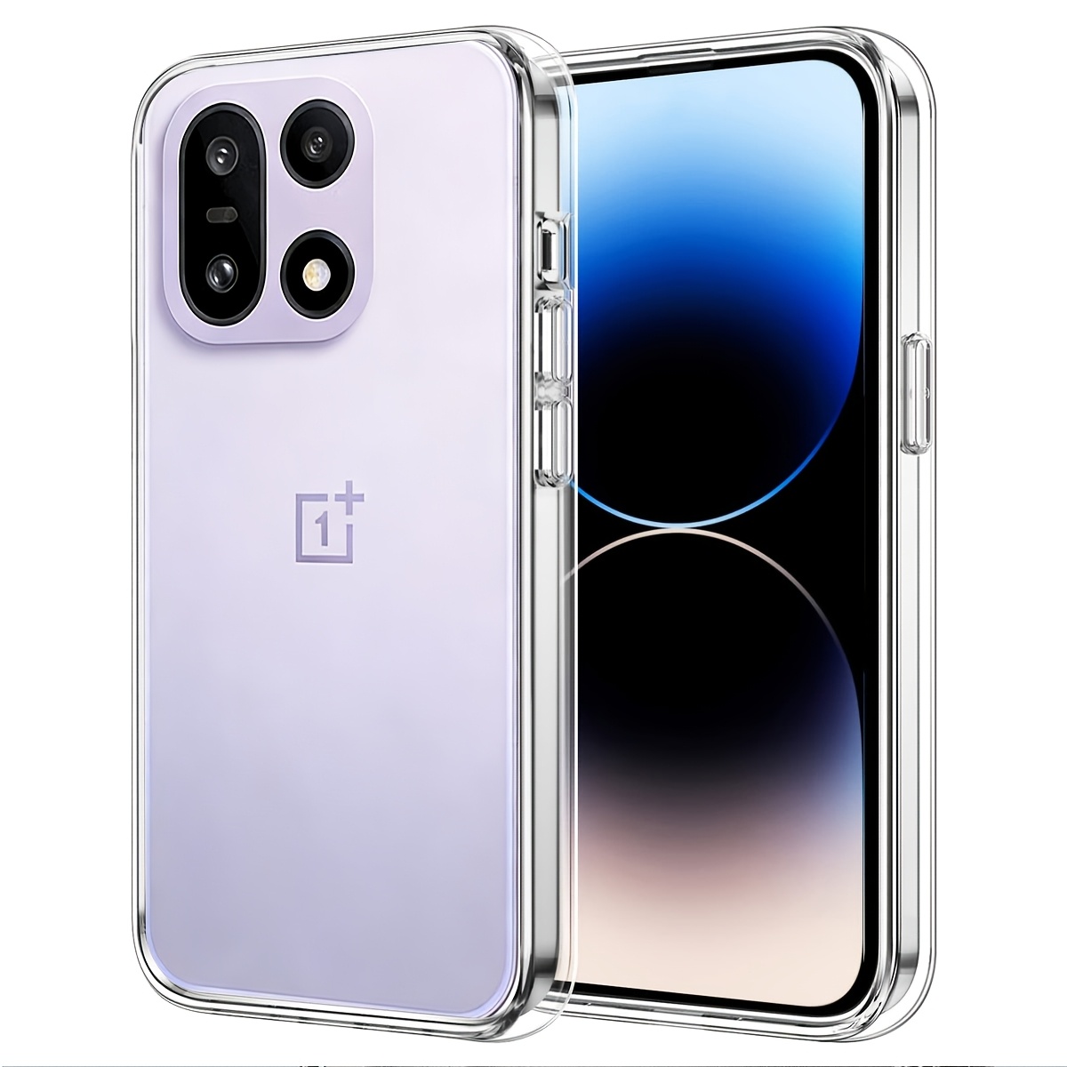 Trda zaščitna ovijalka za telefon: Primerna za OnePlus 15, ledeno kristalno prozorna, odporna proti padcem, popolna zaščita, mehka, , nova TPU