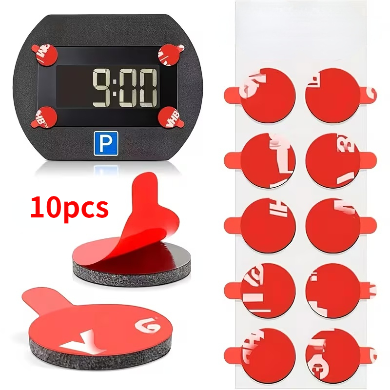 E-shop 10er-Pack Needit Ersatz-Pads, doppelseitiges, rutschfestes Design | Geeignet für die meisten Fahrzeugmodelle | Werkzeugfreie Installation,