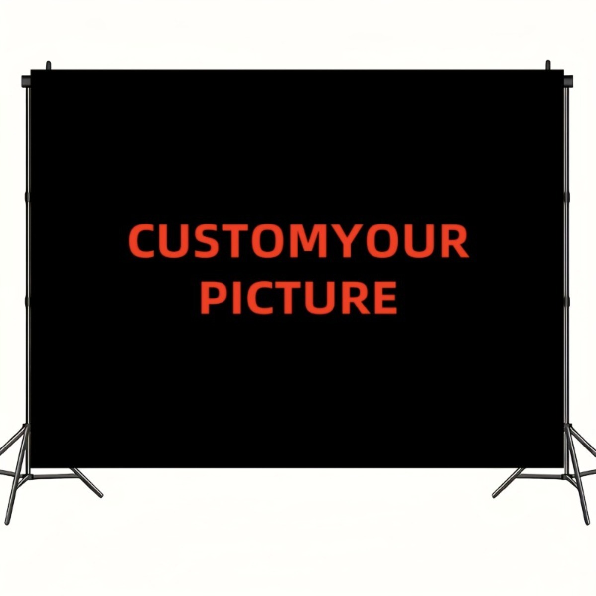 Custom Photo Backdrop with Grommet Corners