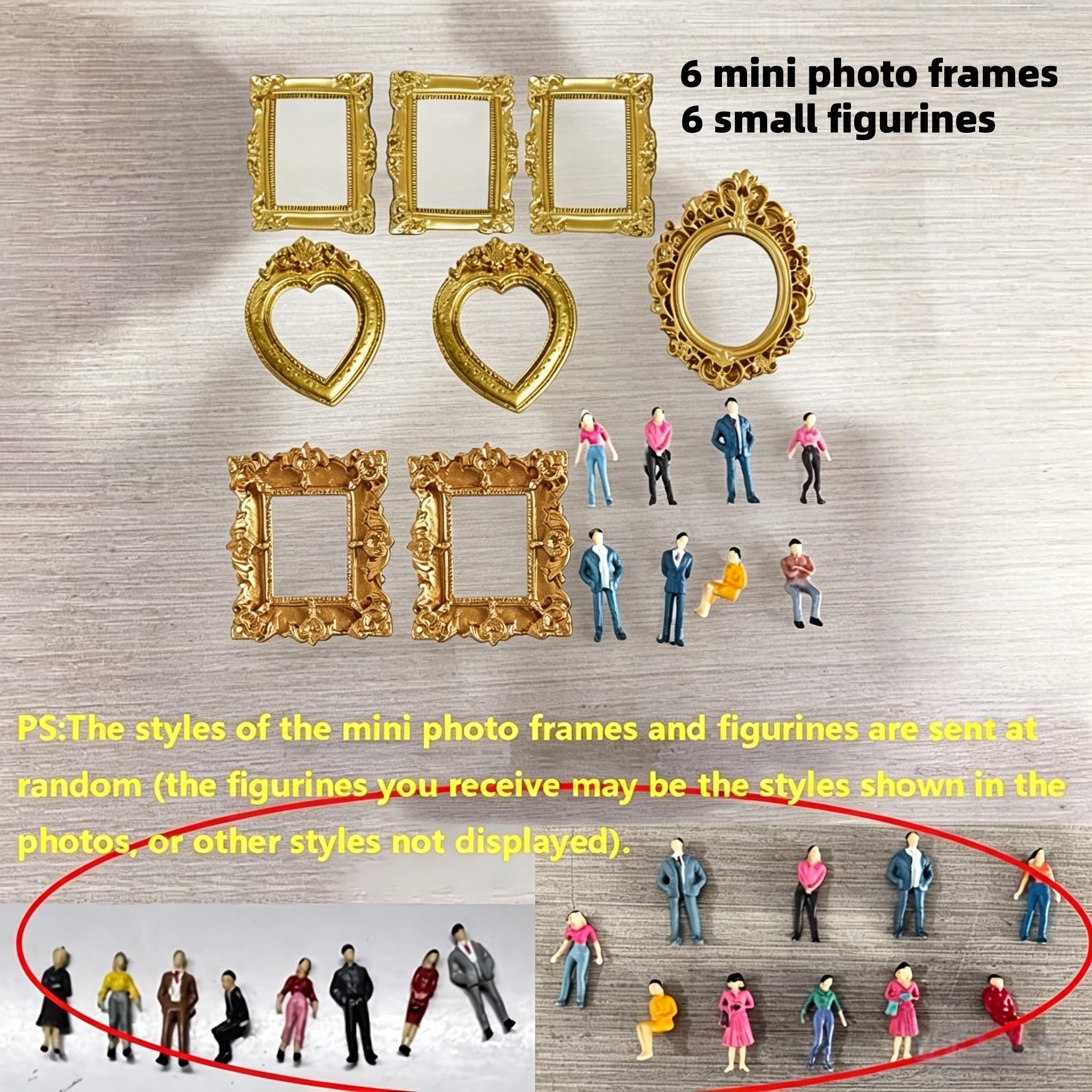 Image of 12pcs Diy Shadow Box Frame Decor (excluding Black Frame) A Unique Way To . Includes Photo Display Mini Frames And Small Figurine 3d Shadow Box Kit, Memorial Keepsake, Holiday Gift, Random Style