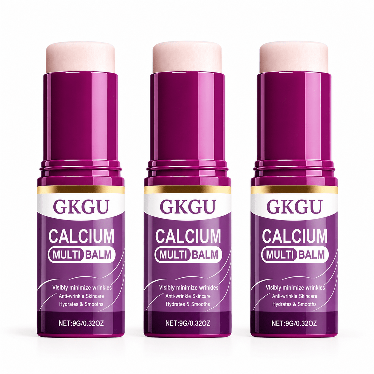 Image of 3pcs Volume Multi Balm, Korean Moisturing Stick, Skincare Make Skin -looking, Hydrating, Wrinkles Balms, Moisturizes Sticks Eyes, Face, Neck