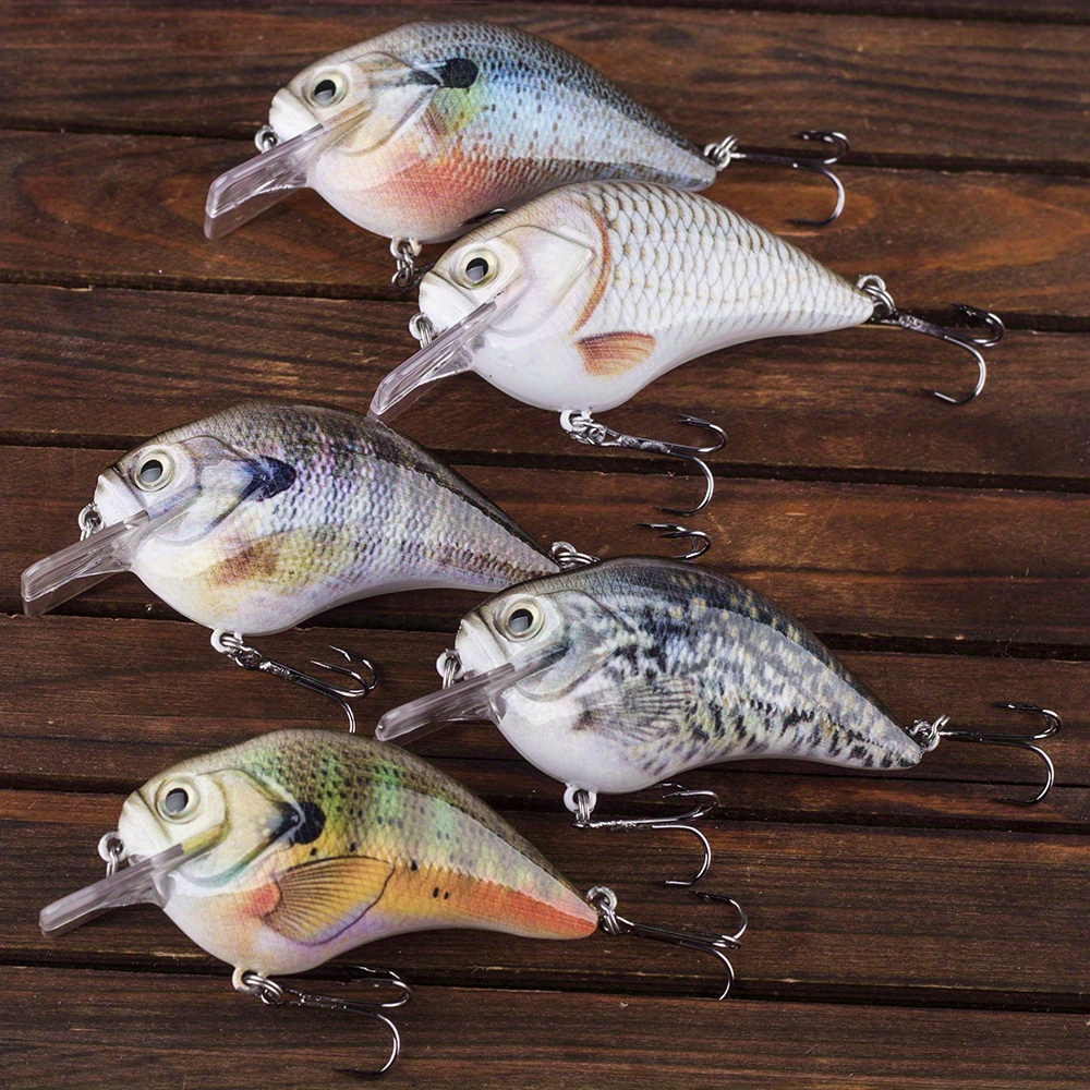 TEMU 7.5cm 15.3g Lure Bait -border Simulation Bass Fishing Lure Crankbait