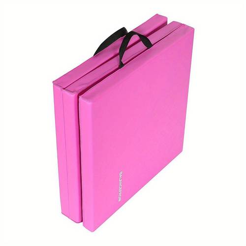 balanfrom 6ft x 2ft x 2in folding exercise mat with carrying handles for mma gymnastics and home gym p