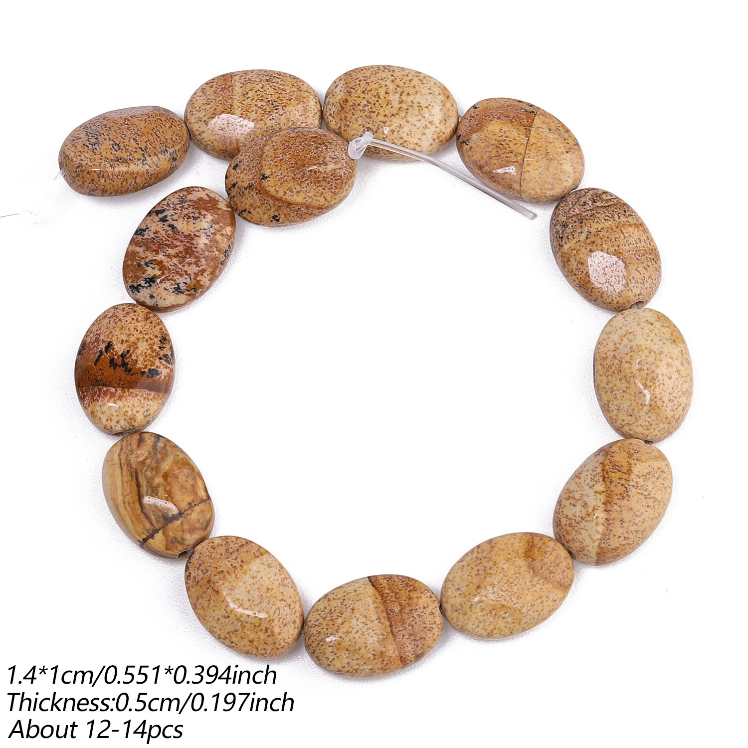 TEMU Perles ovales facetées en naturelle de 10X14Mm, pour la fabrication de bijoux, bracelets uniques, , boucles d'oreilles, cadeaux pour femmes
