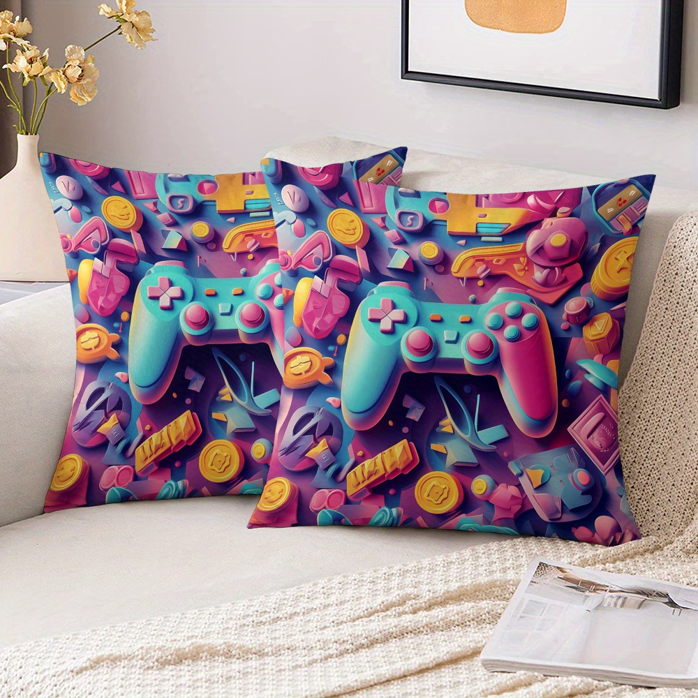 juego piezas cojines juego felpa corta fundas almohada Temu