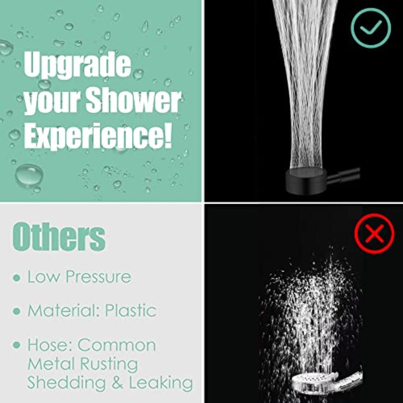 Complete Metal Handheld Shower Head with Filter