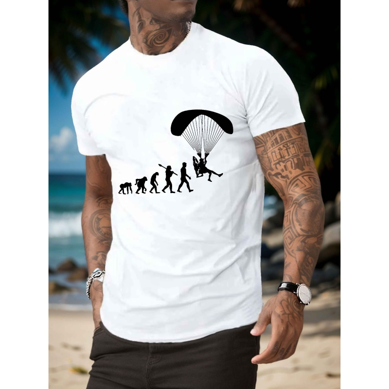 

Evolution Powered Men's Short Sleeve T-shirt Summer T-shirt Top