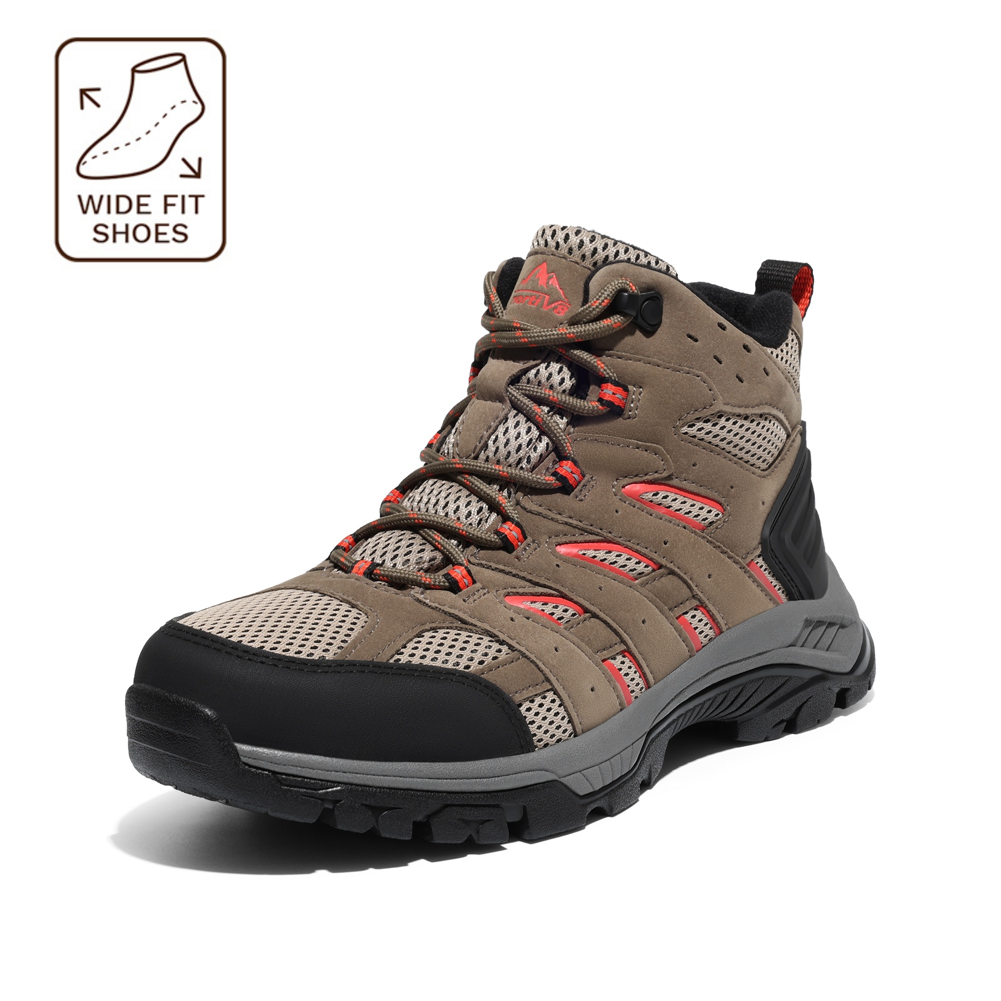 's Hiking Boots For Outdoor Use - Lightweight Mid-cut Style For Trekking And Trail Activities