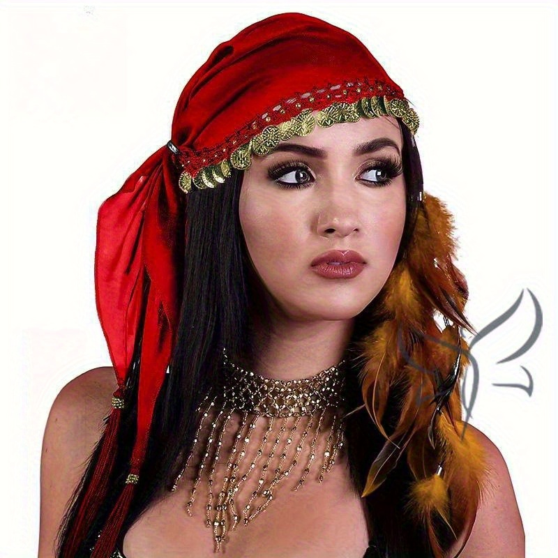 Image of Belly Dance Gyspy Crochet Gypsy Dance Additions Folk Hat