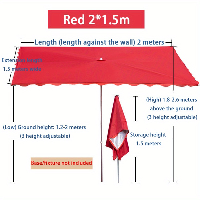 TEMU Big Umbrella Outdoor Uv Car Sunshade Beach Garden Patio Umbrella Wholesale