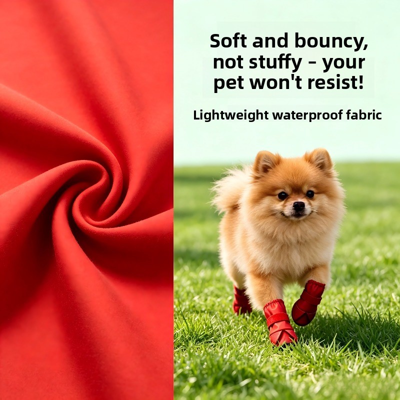 Pet Walking Outing Set with High-Top Pet Boots