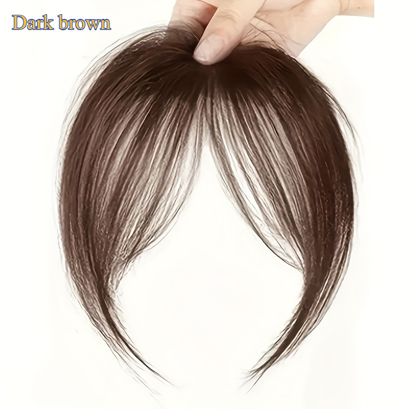 womens high temperature fiber synthetic straight hair wig with fluffy side bangs basics style with hair flipper bangs for daily and party wear details 7