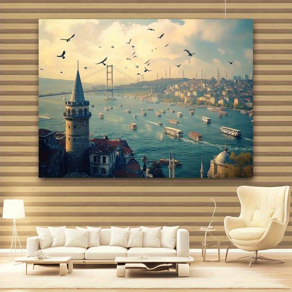 Istanbul Cityscape Puzzle, 500/1000/1200/2000pcs, Holiday Gift