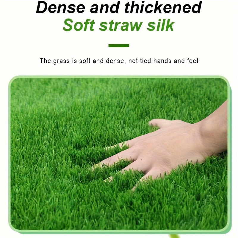 Ultimate Washable Dog Grass Mat - Reusable, Odor-Control Artificial Lawn for Pet Training, Easy-Clean Pee Pad with Non-Slip Backing, Perfect for Indoor or Outdoor Use The length of the grass blades is approximately 2 centimeters