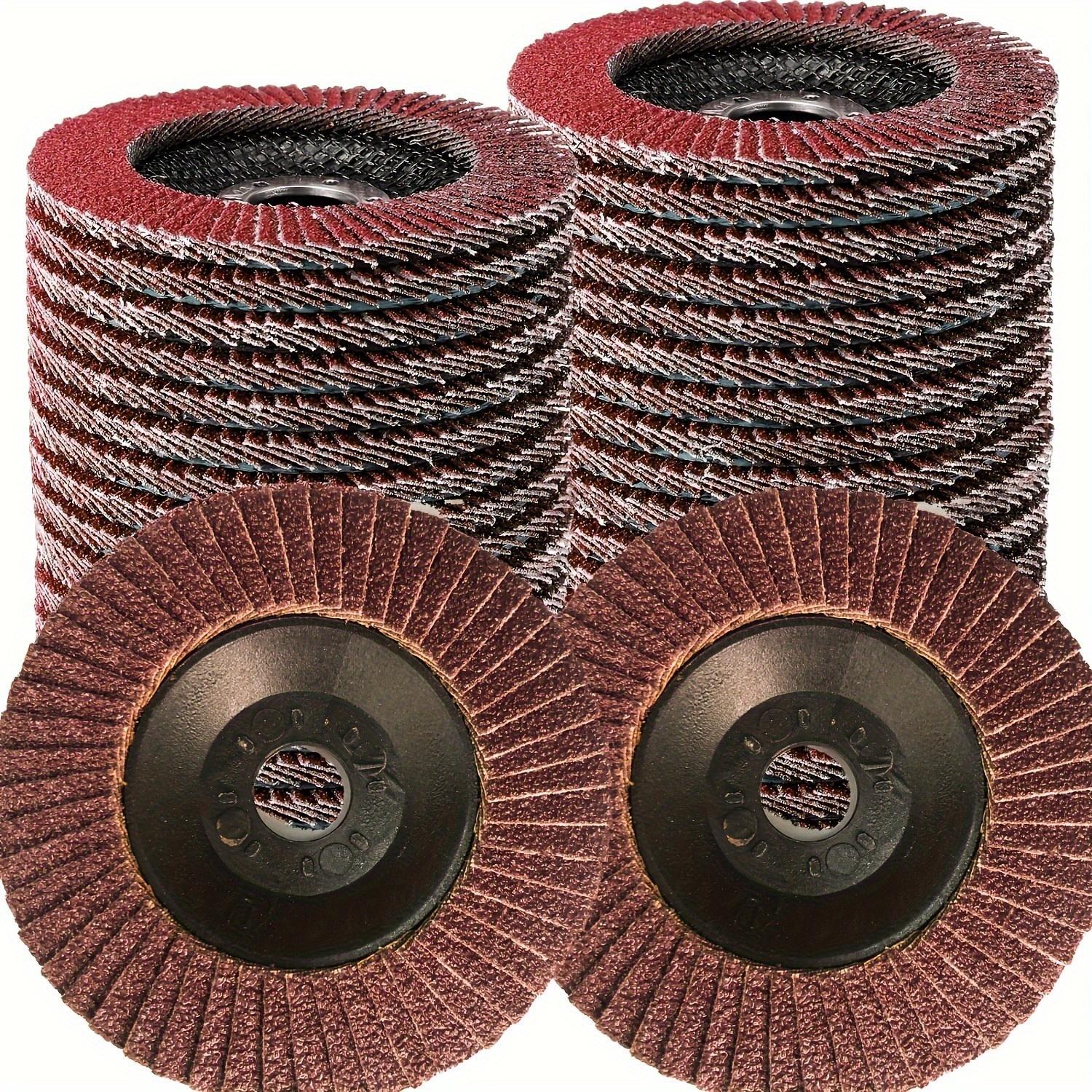 TEMU 10pcs/5pcs 4inch Diamond Grinding Wheel, Heavy Duty Metal Rust Removal Polishing Disc For Angle Grinder- Durable Grinding Pad, Suitable For