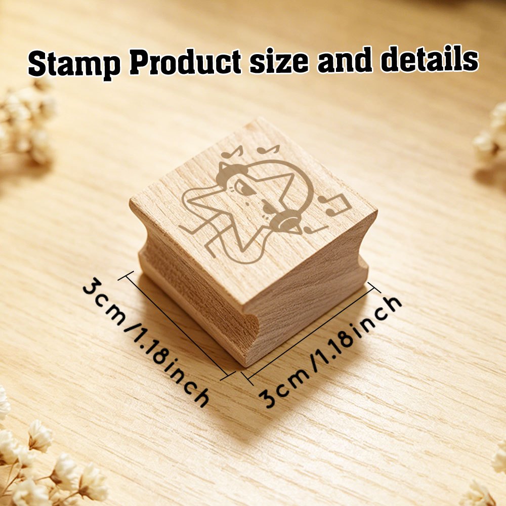DIY Wooden Stamp for Journaling and Teacher Gifts