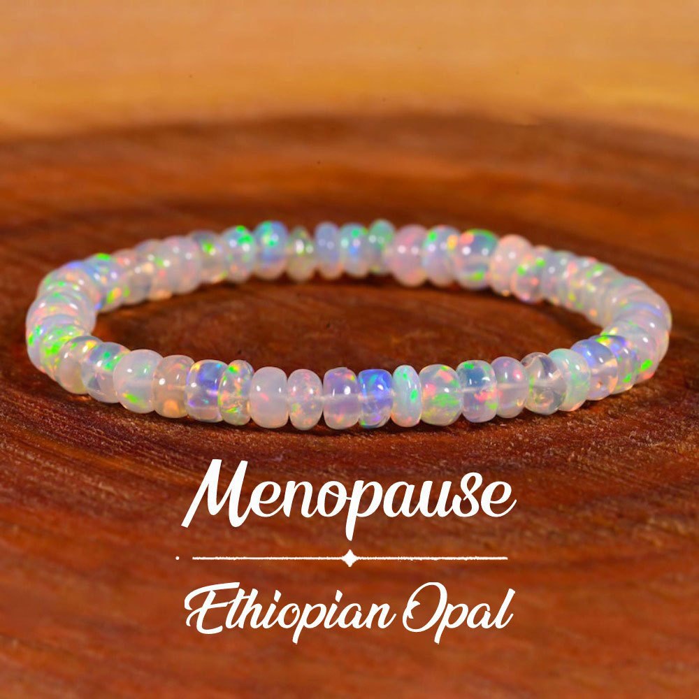Tx Natural Opal Bracelet, Stretchable Elastic Cord Jewelry, Keep , Valentine's Day Gift, Gift For Elders