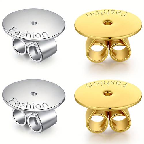 4 pack earring back replacements hypoallergenic safe back locks suitable earrings suitable drooping ears