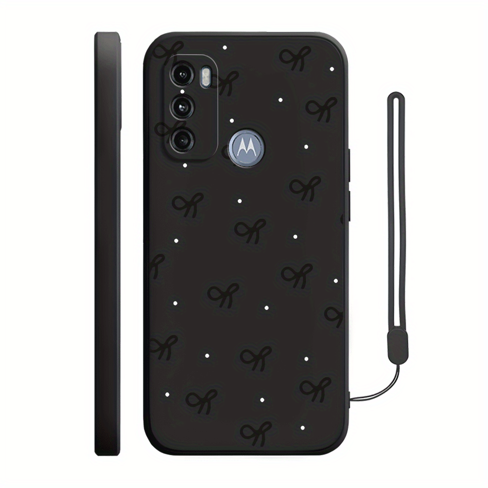 TEMU Phone Case - Polka Dot   Tpu Hand Strap Phone Case For Motorola