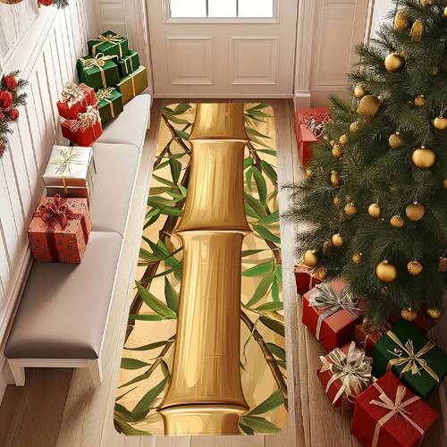1pc of a long carpet featuring a designed in a for made of soft flannel has a thickness of 10mm and a nonslip backing this decorative rug is perfect for bedrooms kitchens