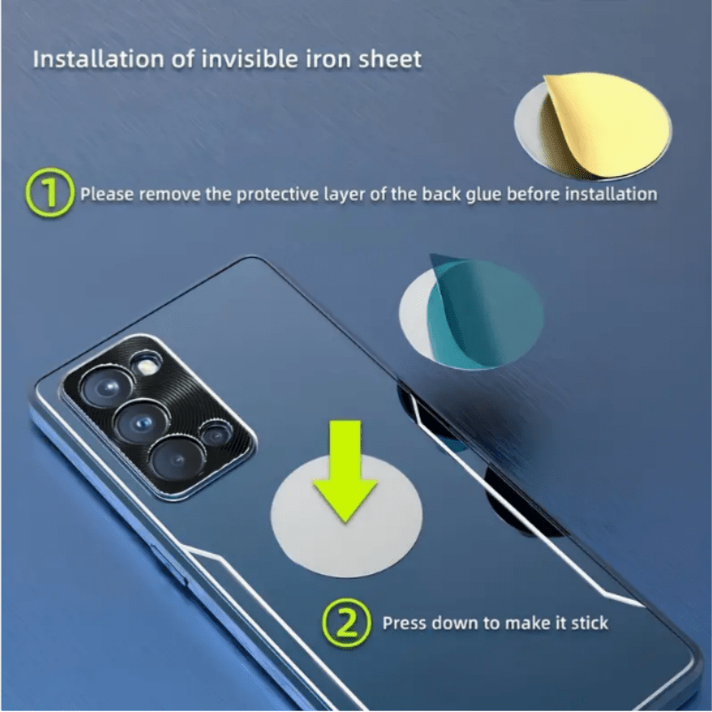 A Lightweight And Portable Magnetic Phone Stand, Compatible with All Phone Models, Rotatable, Waterproof And Rustproof, Adjustable Side Mount for Monitors, Designed for Laptop Expansion.