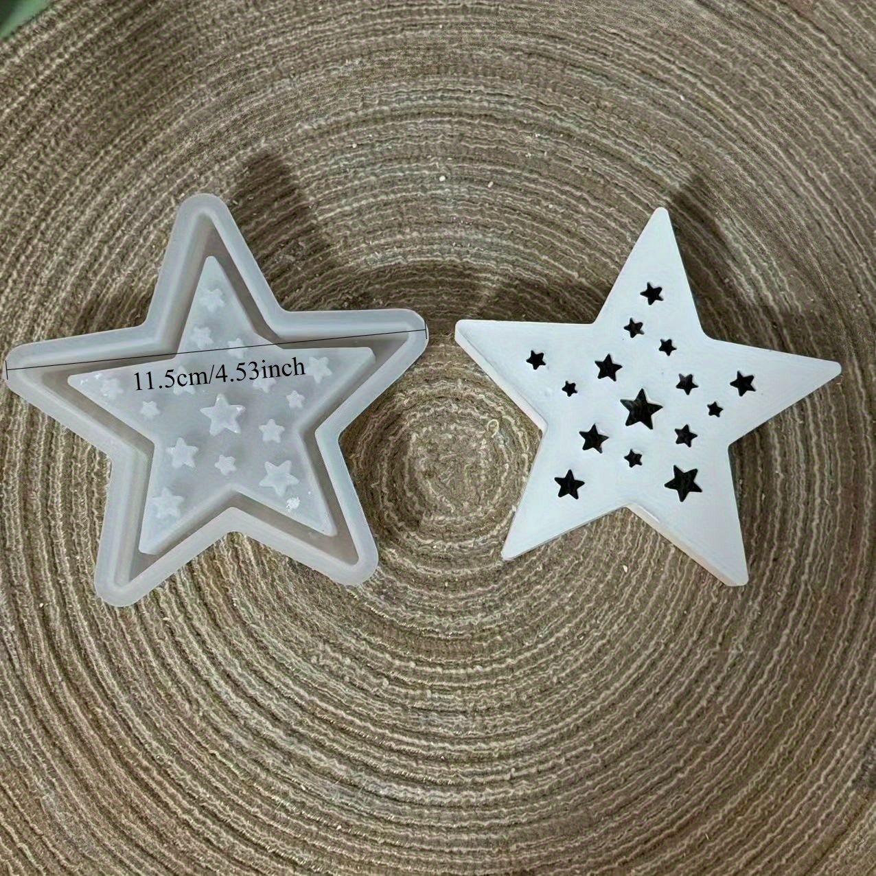 Christmas Star Mold Advent Decoration Stand Mold Resin Liquid Mold