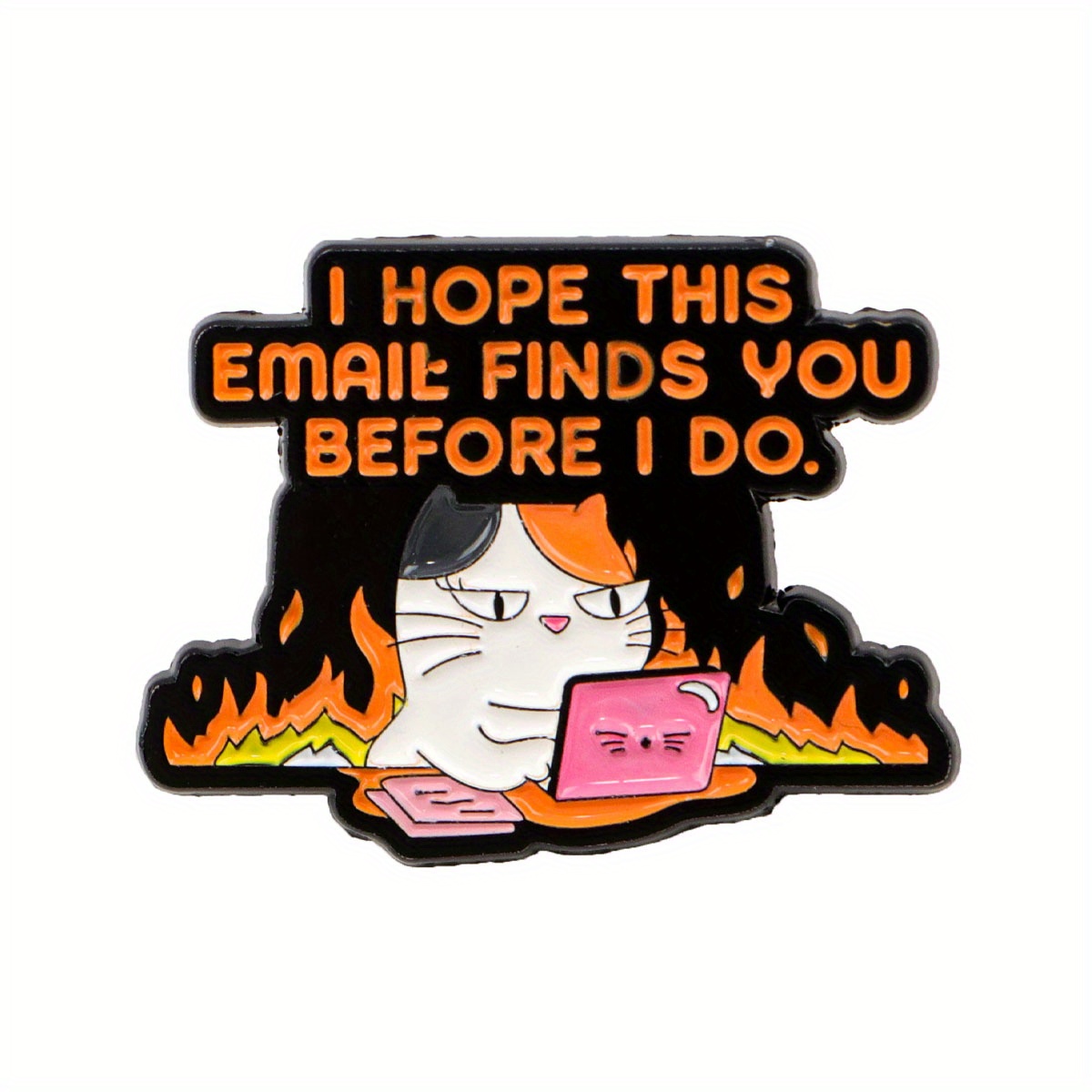 Image of 1pc Lapel Enamel Pins And Brooches | Cute Alloy Badge Pins For Backpacks And Bags, Cool Decoration For Gifts, Silicone Back