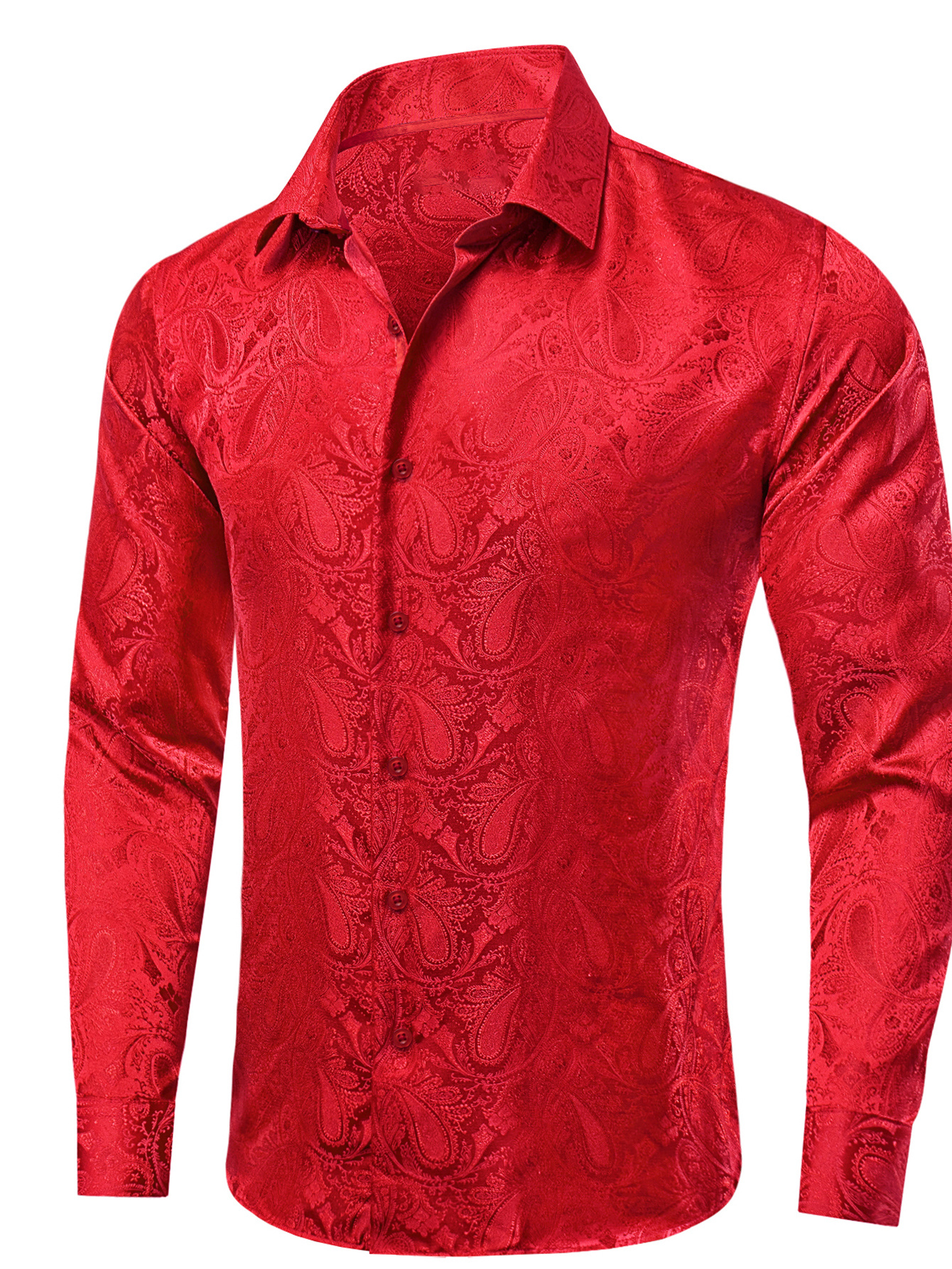 red dress up shirt men Van Heusen Classic Fit Solid Dress Shirt, Red