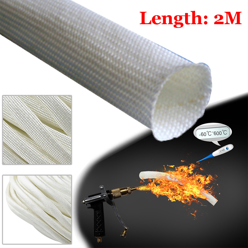 TEMU Insulation Sleeve Made Of Glass Fiber For Exhaust Systems, Designed For Thermal Protection In Automotive Accessories, Rvs, Marine Applications,