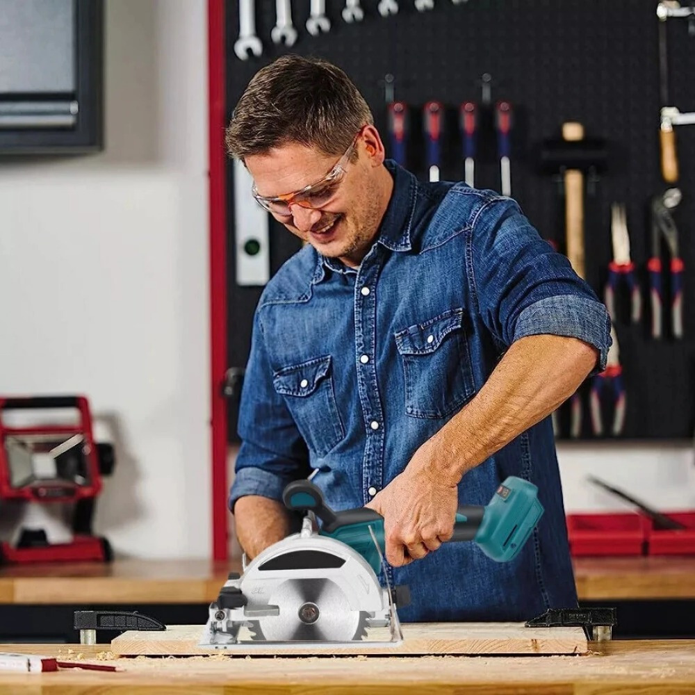 woodworking saw wood cutter tool 45 cutting angle mini circular saw with soft rubber handle great for home decoration perfect gift for woodworking and diy lovers details 9