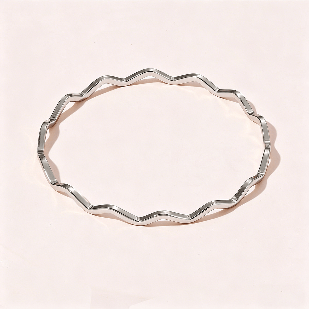 Women's 18K Plated Stainless Steel Geometric Bracelet Set