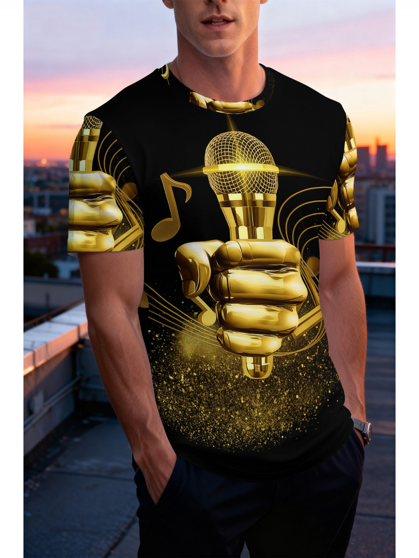musical shirts sold on Temu United States