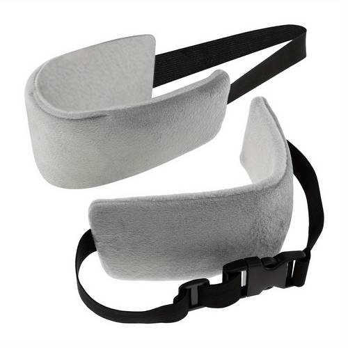 2pcs buslowh travel pillow alternatives comfortable neck support band compact travel head support strap adjustable car seat head strap portable airplane headrest strap for car plane trave