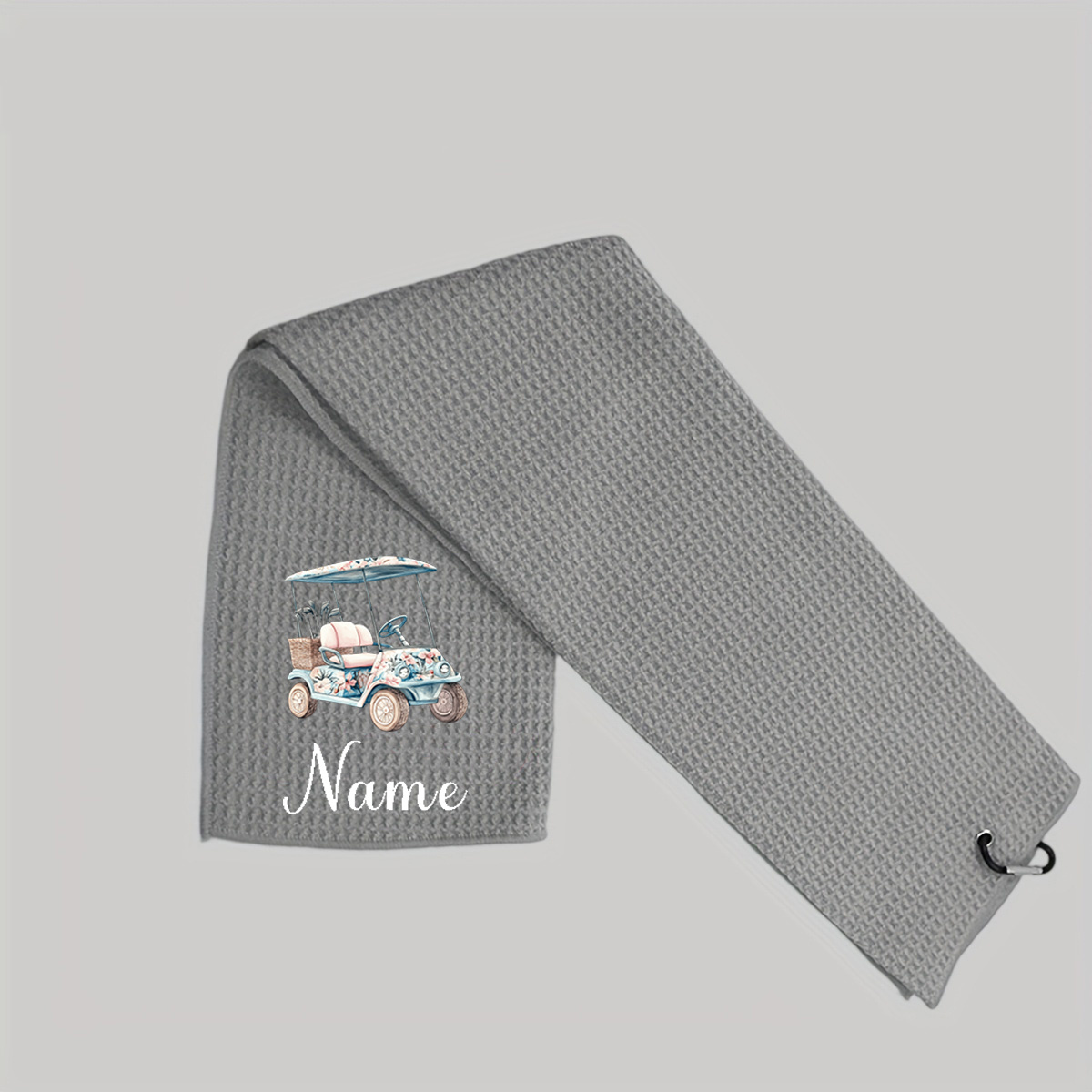 TEMU Personalized Golf Club & Course Towel - Custom Name/text/, Durable Fabric Suitable For Golf Course, Practice - Ideal Gift For Fathers, Golfers,