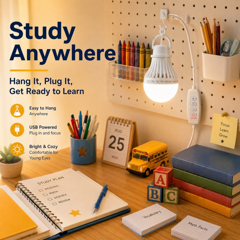 Desktop Hanging LED Ambient Light with Adjustable Brightness & Color Temperature
