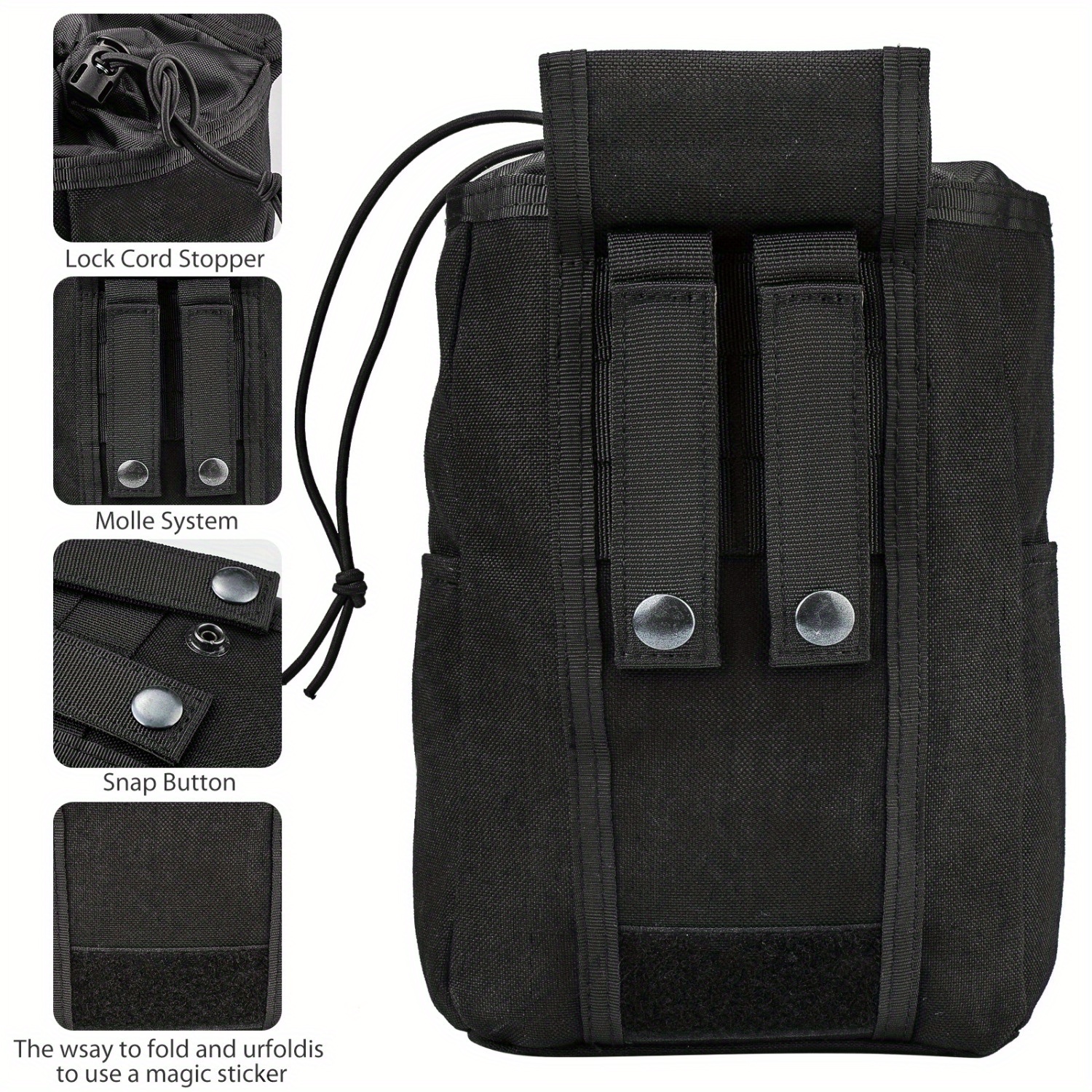 1000D Tactical Molle Dump Pouch Utility Bag