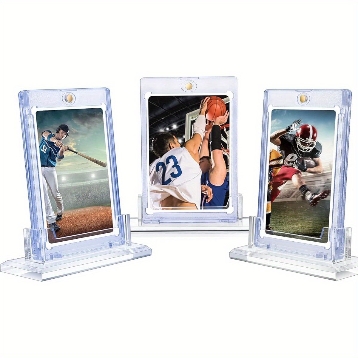 KCRasan 2 Pack 36 Graded Sports Card Display Frame -Baseball Card