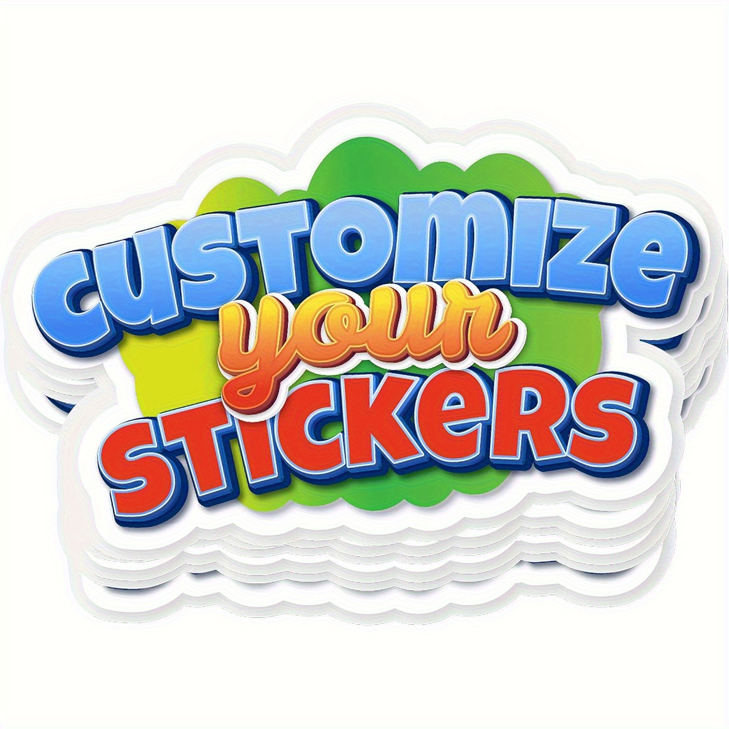Customizable Irregular Stickers for Personalization