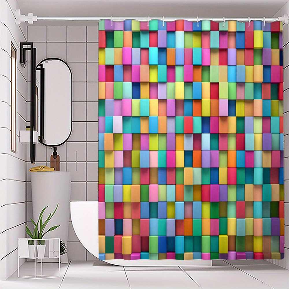 

de Imprimé Coloré - Étanche, Lavable en Crochets , Installation Perçage, Toutes les