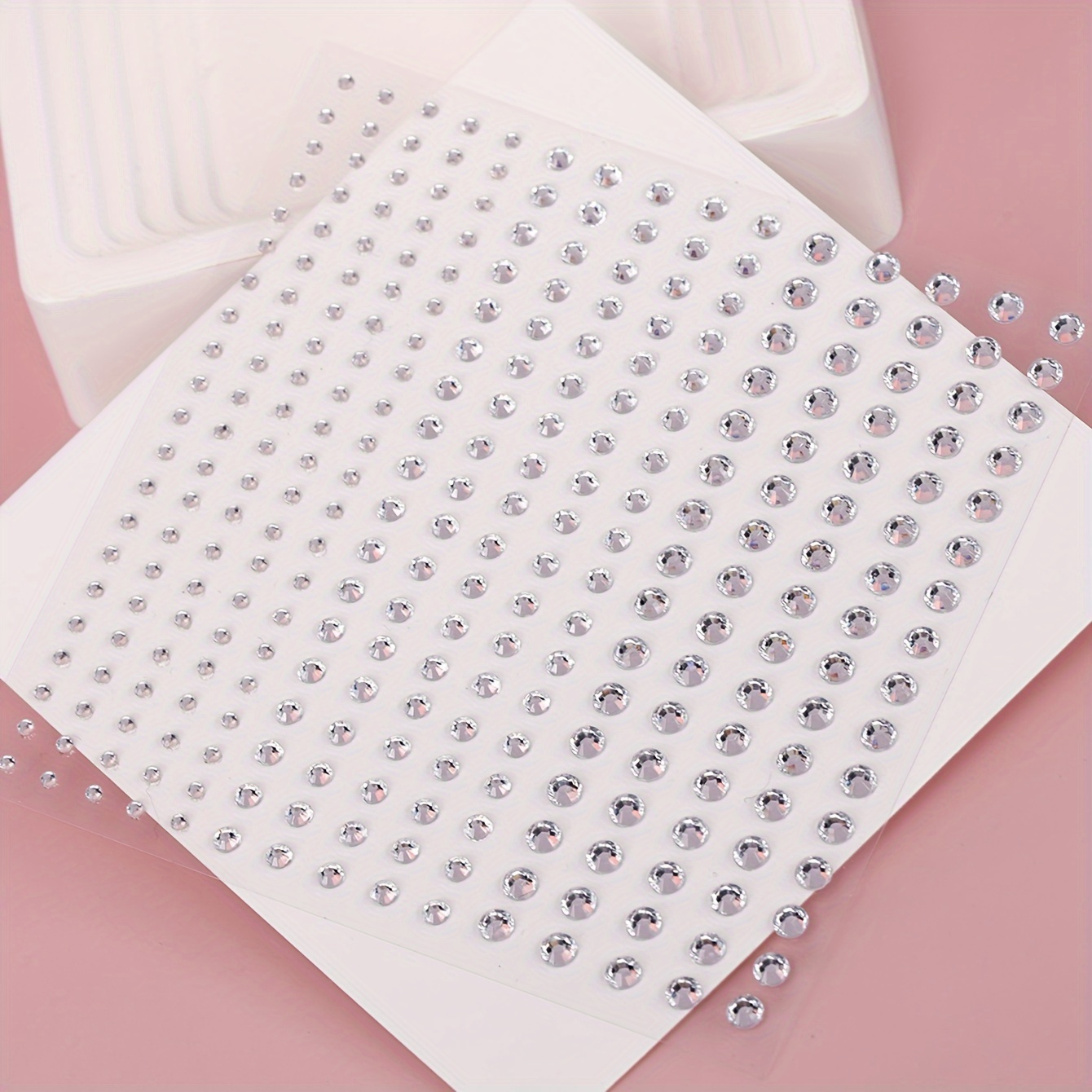 392pcs 3D Stereoscopic Simulation Gems, Multi-Size Rhinestone Stickers