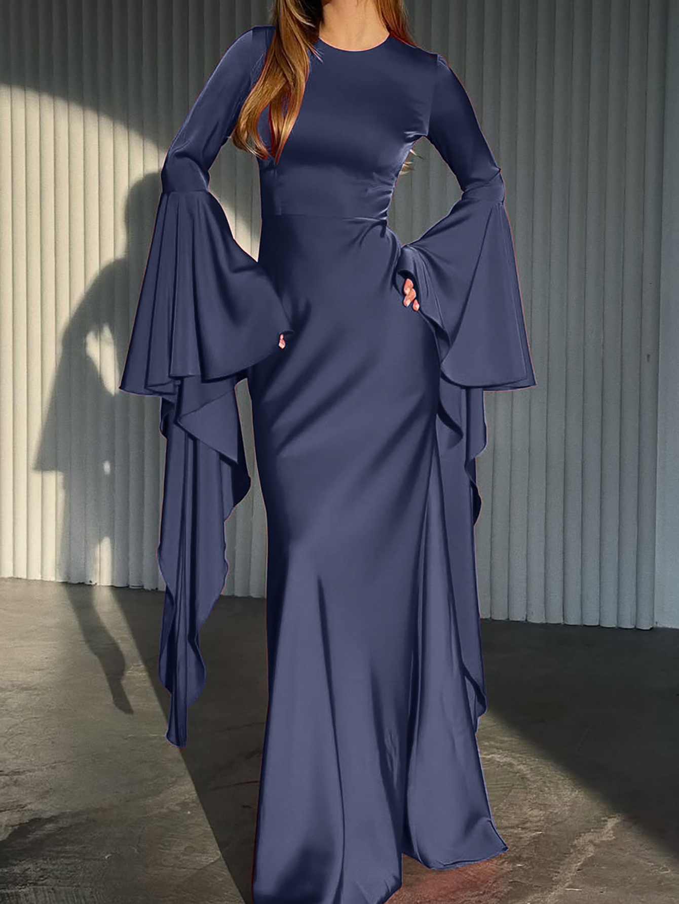 green emerald velvet dress Casual Abaya Inner Slip