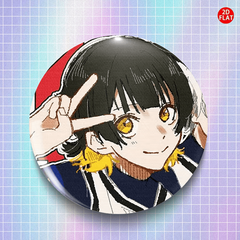 TEMU 2d Flat, (2d Flat) Bi Ye Classic Fashion Brooch/pin/badge, Perfect For Matching Jeans, Clothes, Backpacks, And Hats, Suitable For Collecting
