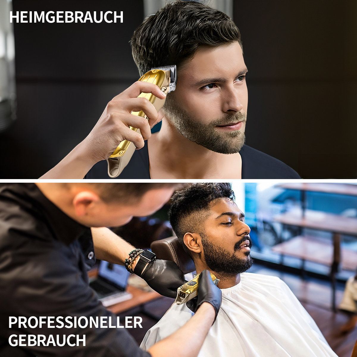 Professionele 2-in-1 tondeuse voor mannen,