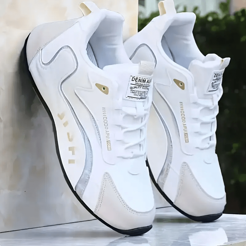 Men's Wide Last Breathable Training Sneakers with Height Boost