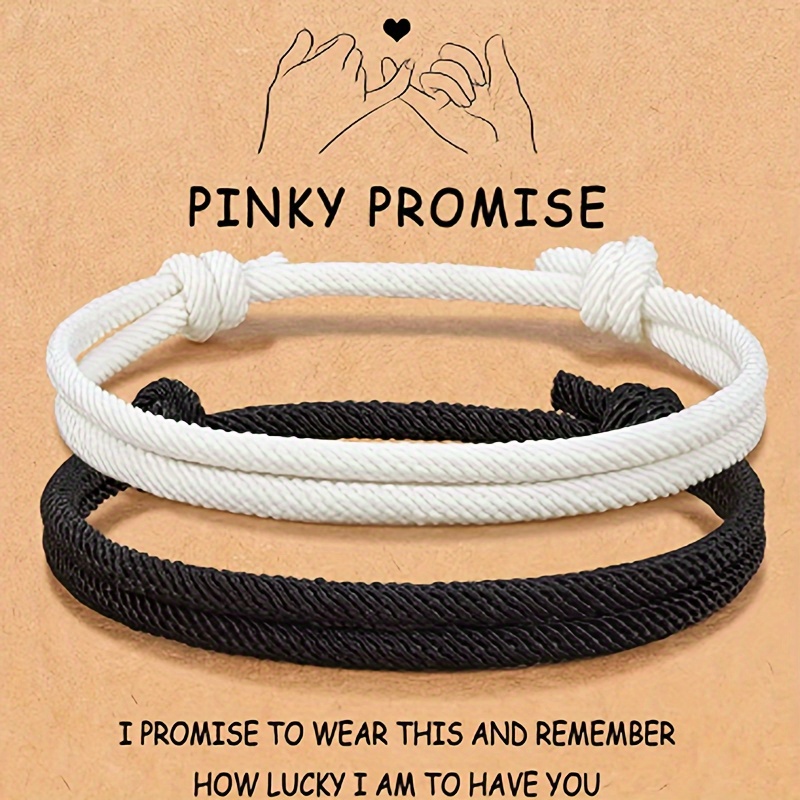 Couple's 2pcs Bracelet Set, Gift For Boyfriend/girlfriend, Unisex, For Teenager