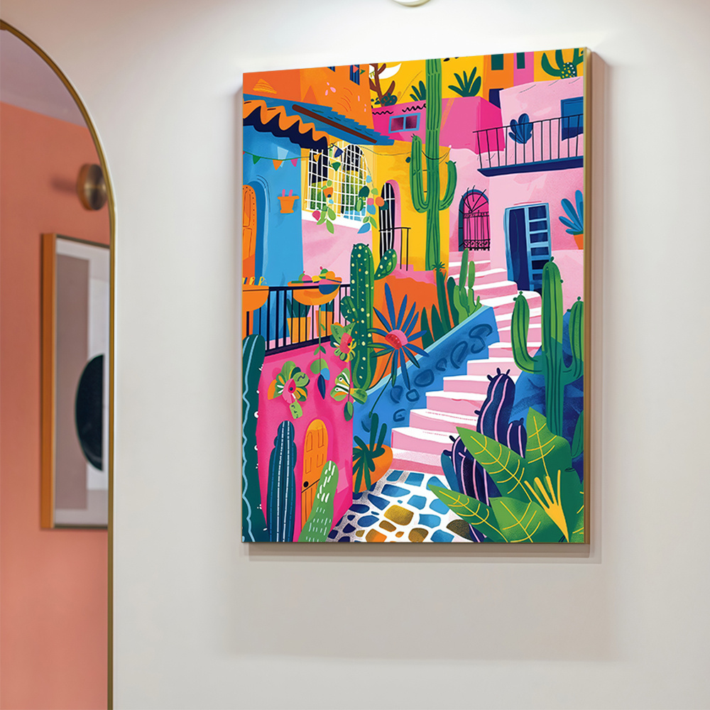 Unique Architecture DIY Acrylic Painting by Numbers Kit