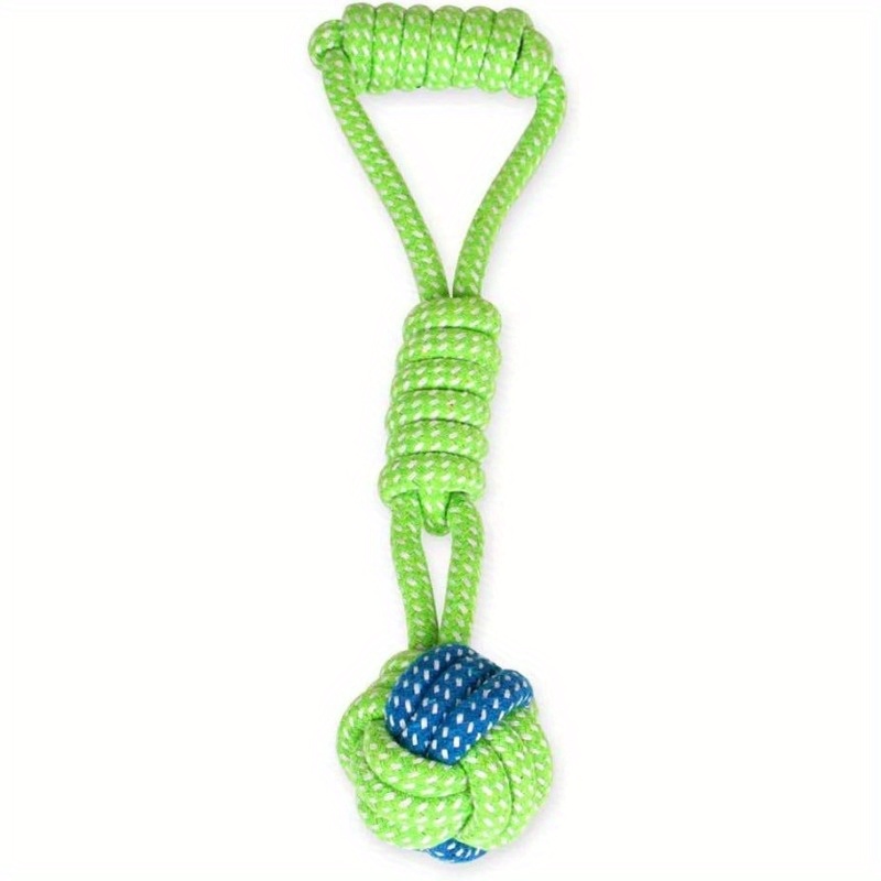 Dog Rope Knot Toy, Interactive Chew Rope Ball Toy Washable Durable Small Medium Dog Training Teeth Cleaning
