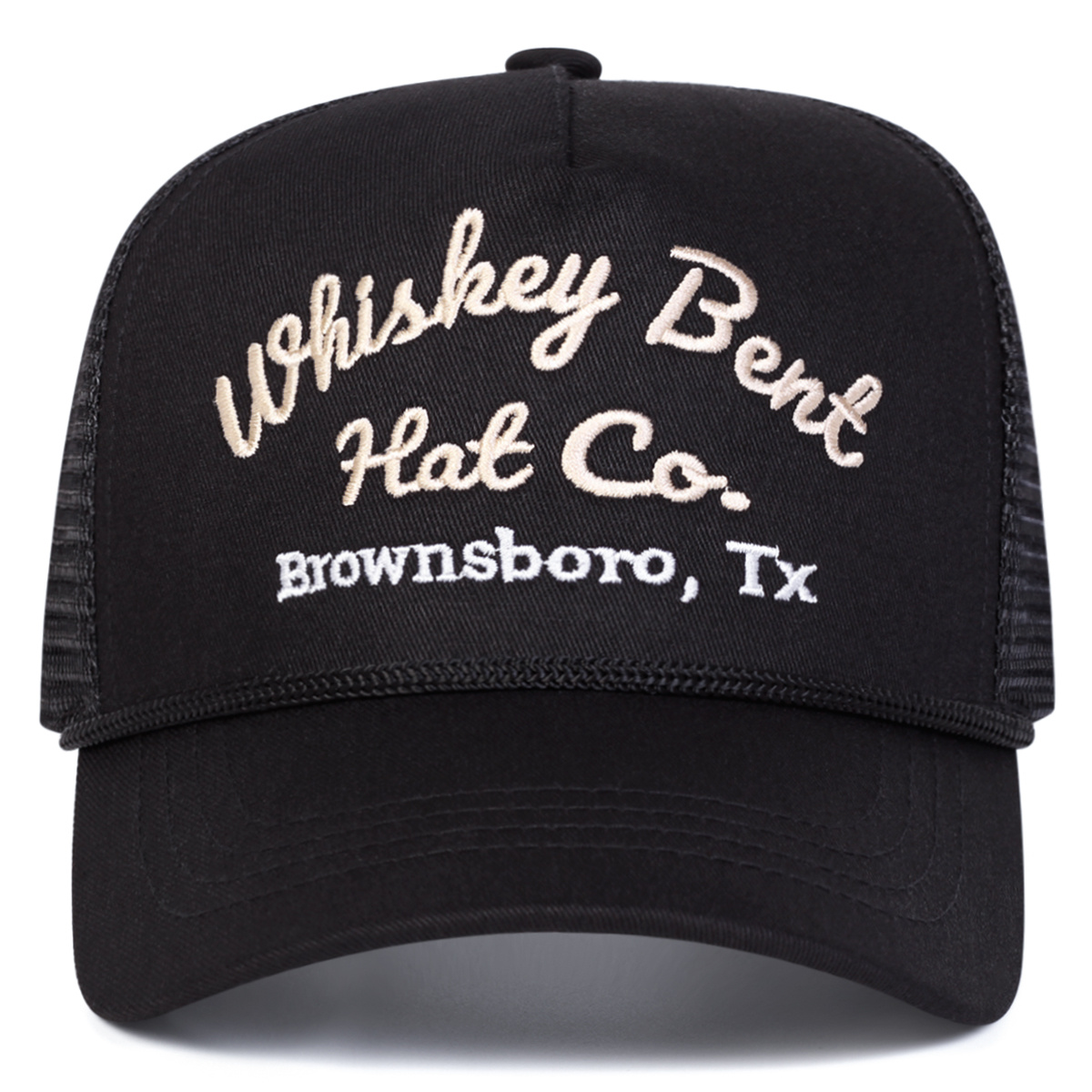 TEMU 1 Casquette de baseball en brodée WHISKEY BENT HAT CO pour homme, chapeau décontracté tendance réglable pour l'extérieur, adaptée aux sorties